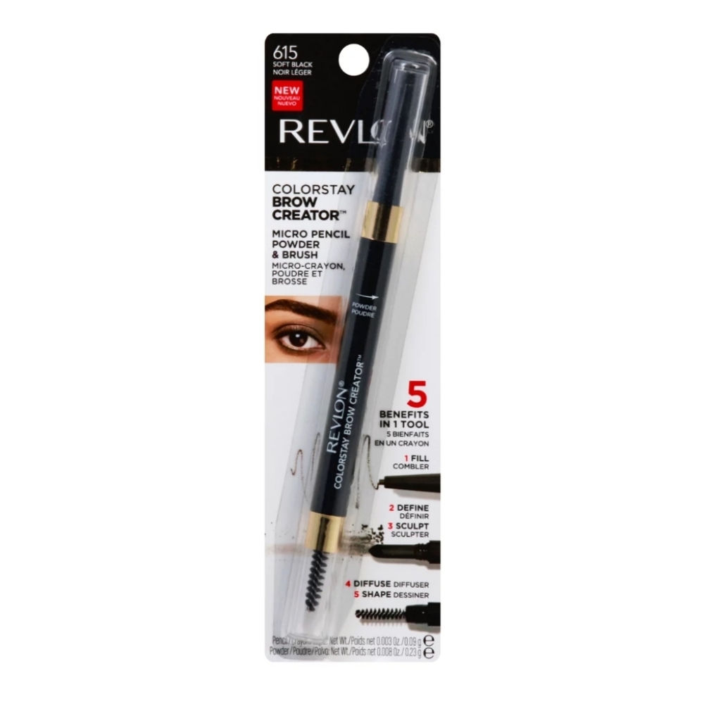 Revlon ColorStay Brow Creator, 615‎ Soft Black NEW